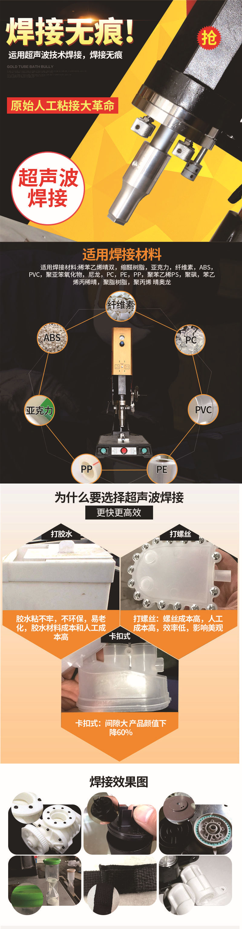 塑料超声波焊接工艺