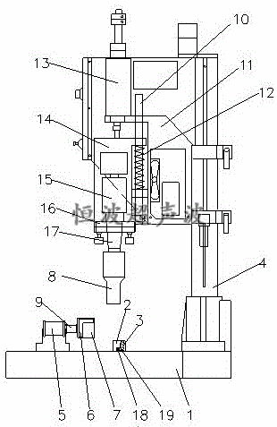 超声波焊接机内部构造示意