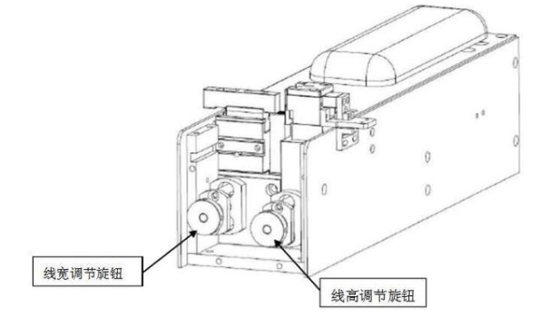 线束焊接机线宽和线高尺寸调节方法